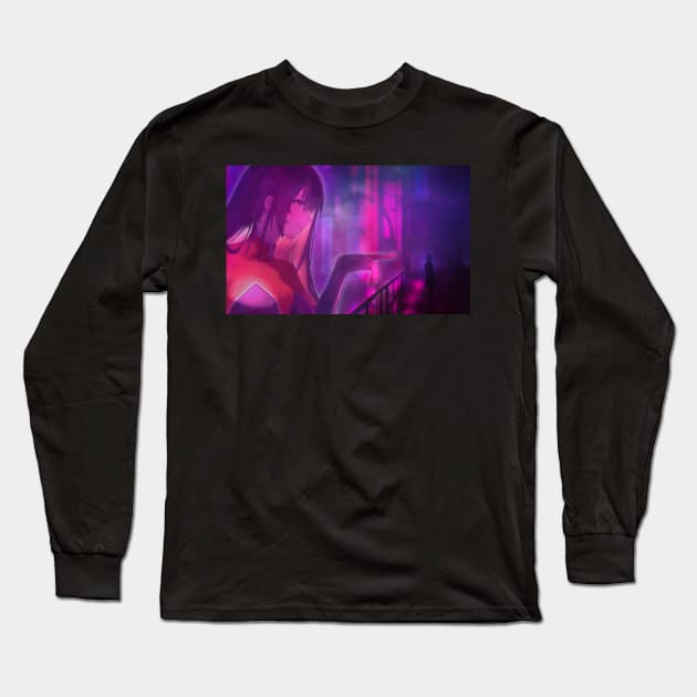 Blade Runner Monerochan Long Sleeve T-Shirt by Monero Art Fund